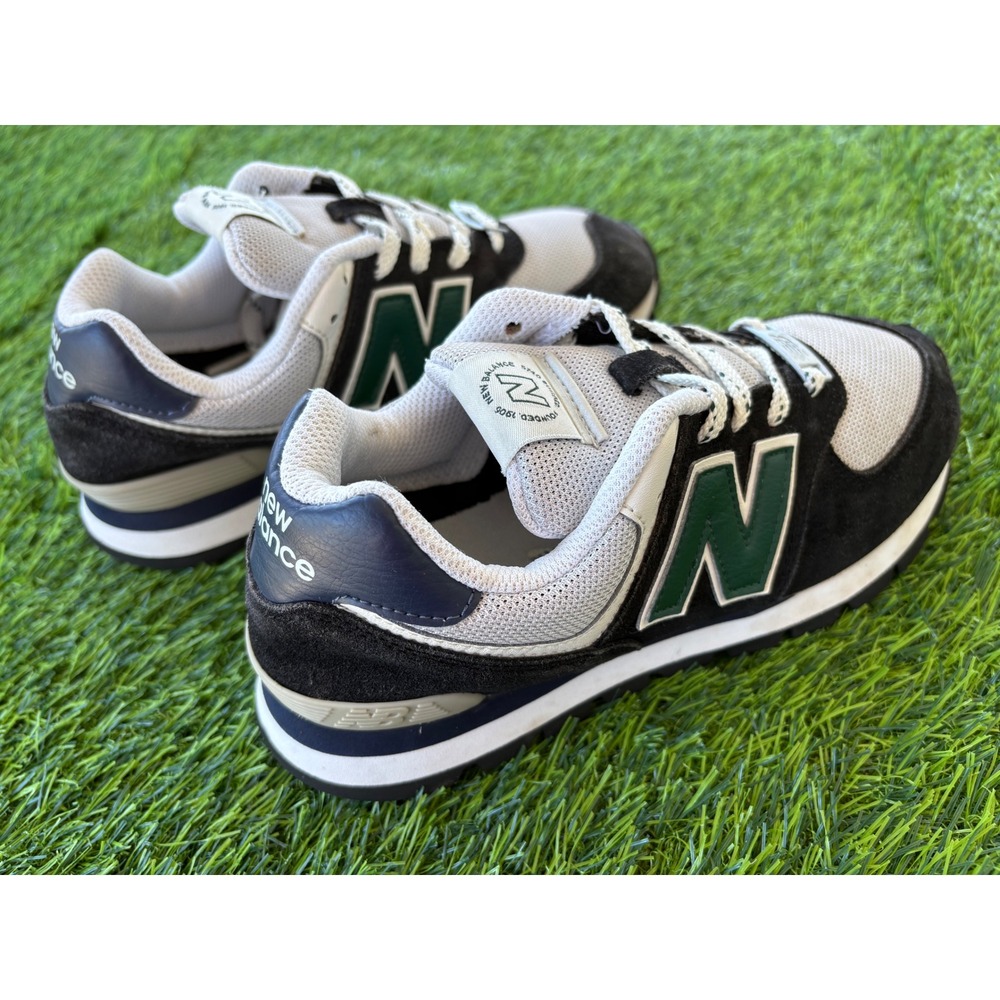 New Balance 574 Rugged Black Grey Green Sneakers GC574DB2 Womens 5.5 / Kids 4